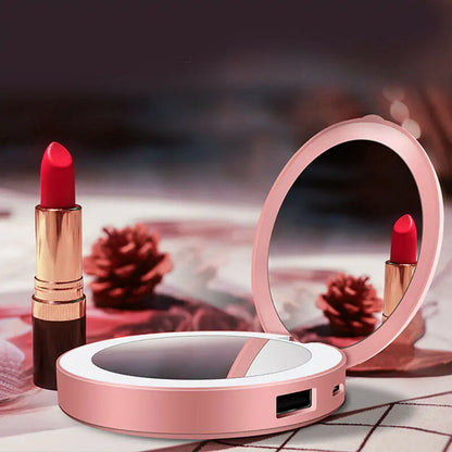 LED Pocket Mirror | Phone Charger